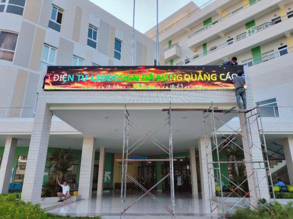 Thi công biển LED tại Trung tâm Y tế quận Thanh Khê
